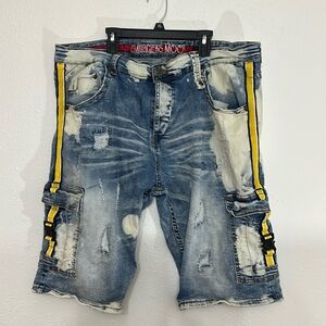 Smugglers Moon men’s jean shorts.